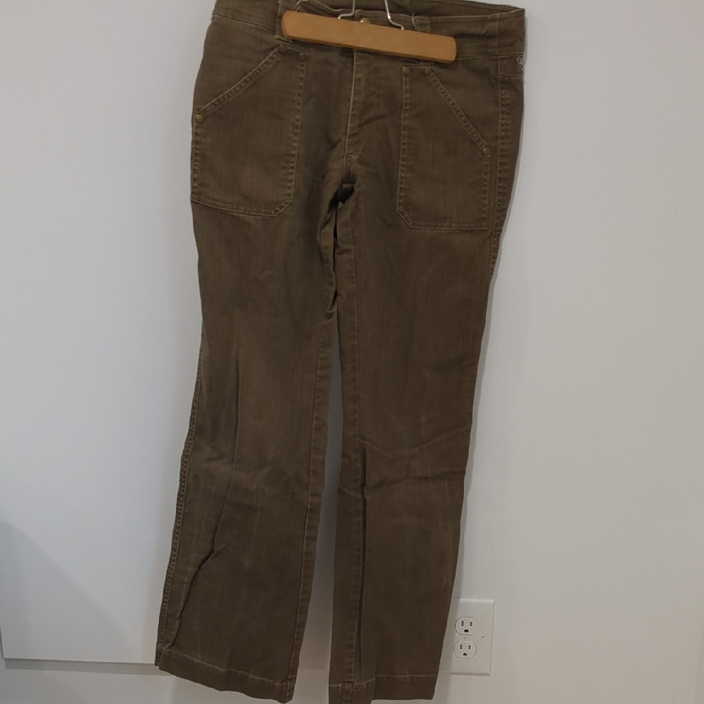 Green Kuhl Wide Leg Pants Sz 6P